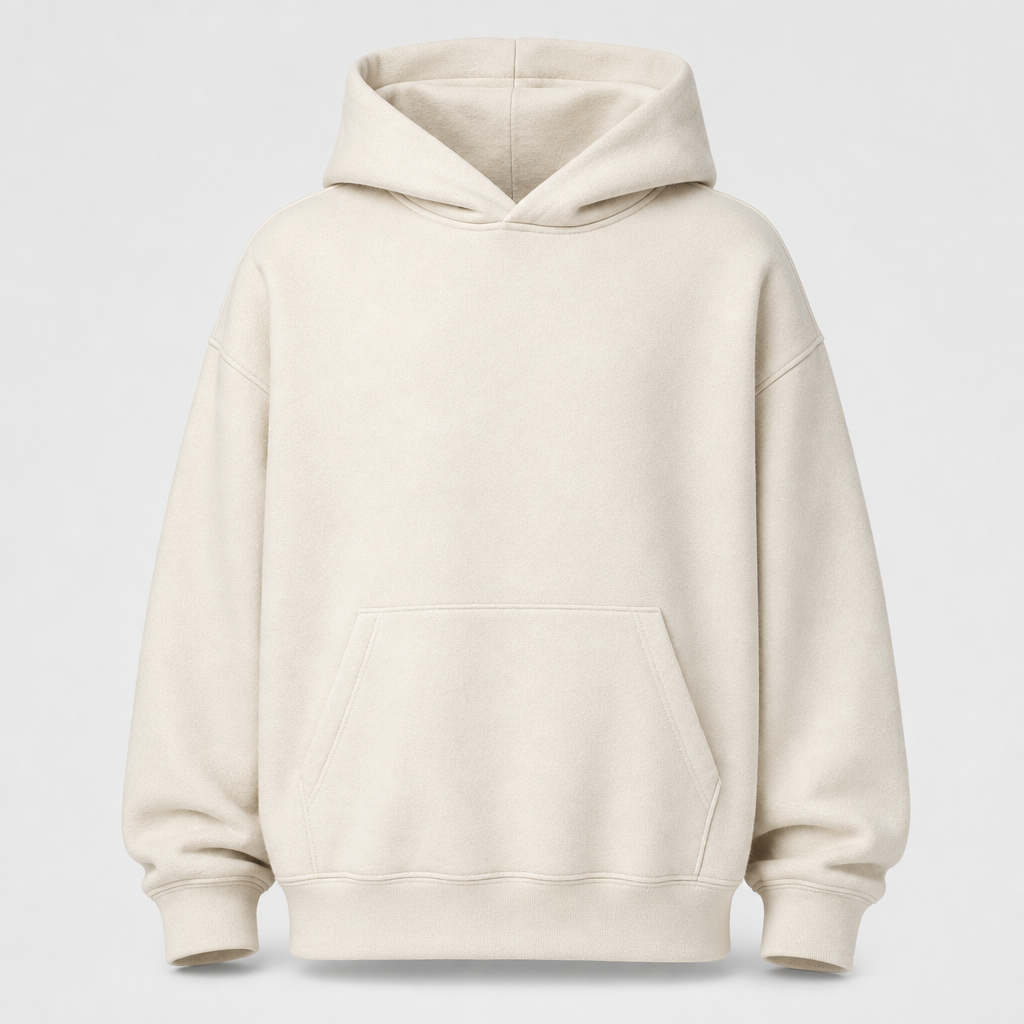 Heavy Hoodie — Bone