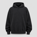 Heavy Hoodie — Faded Black