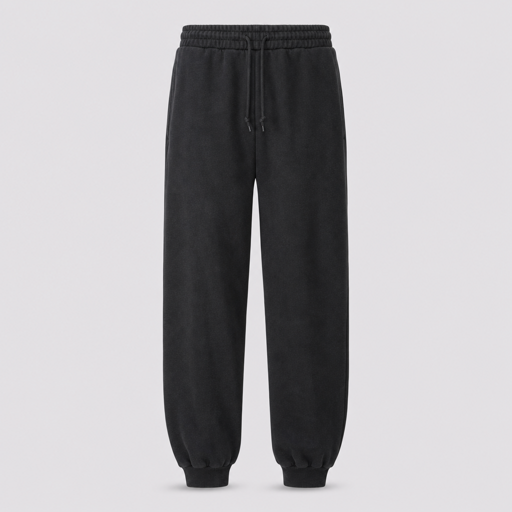 Heavy Jogger — Faded Black