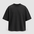 Boxy Tee — Faded Black